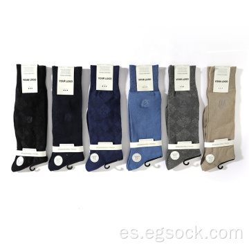 Calcetines de vestir de bambú para hombres-C